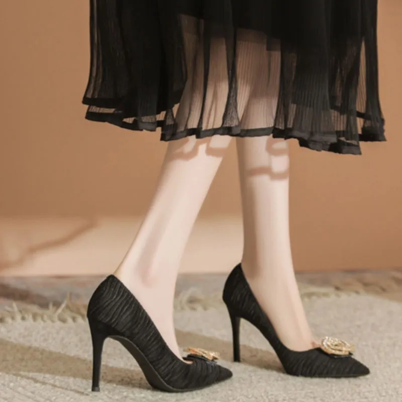 Than Than Me Slim Heel High Heels Women's-1