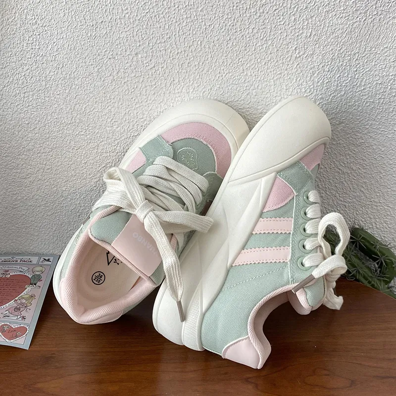 Than Than Me Slip Resistant Low Top Skateboard Shoes Women's-9
