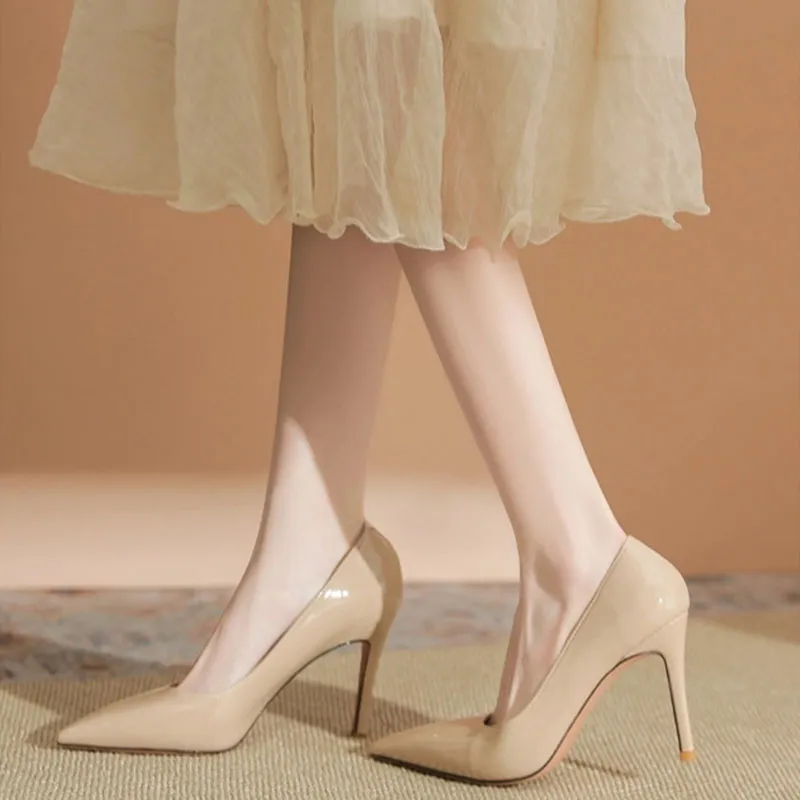 Than Than Me Slim Heel High Heels Women's-9