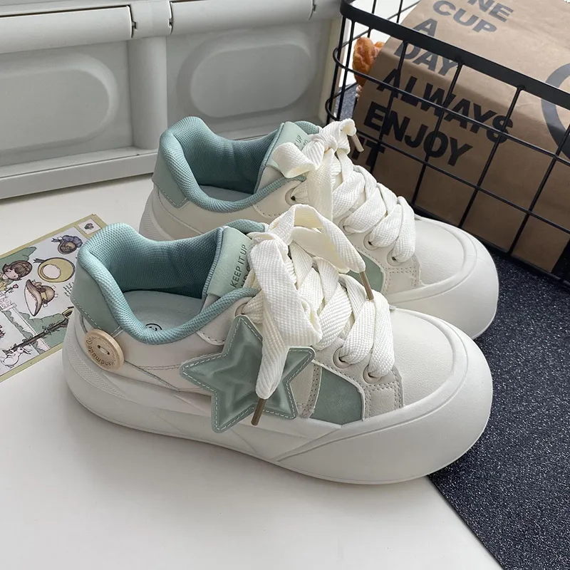Than Than Me Anti-Slip And Wear-Resistant Breathable Low-Top Skateboard Shoes Women's-12