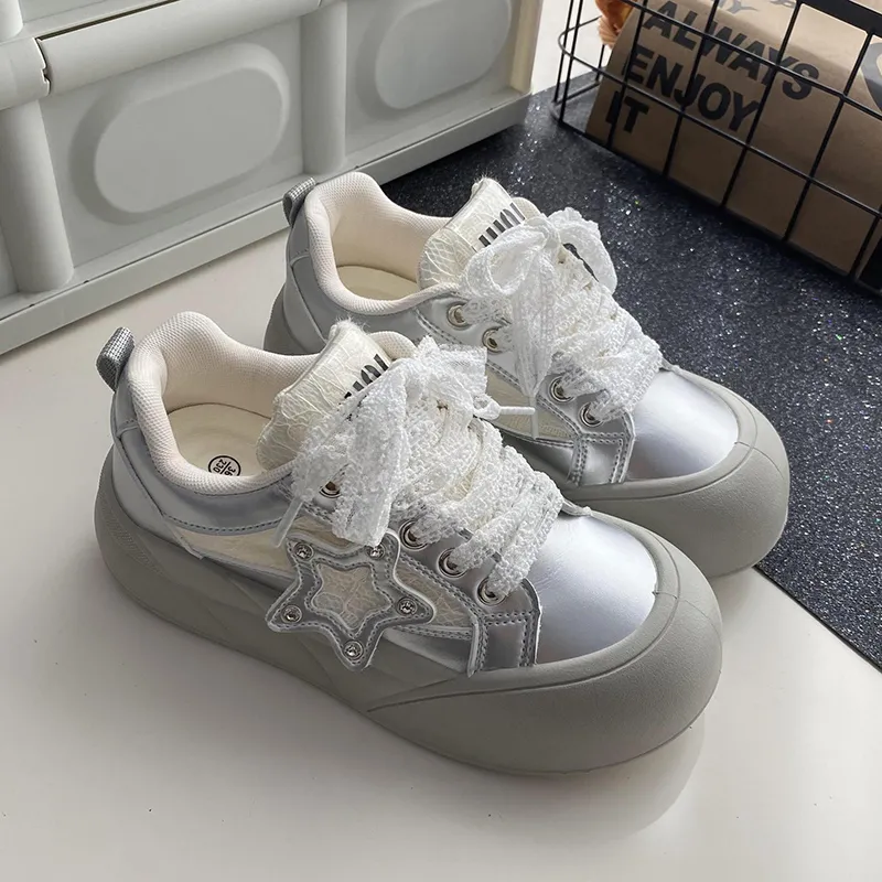Than Than Me Slip Resistant Low Top Skateboard Shoes Women's-2