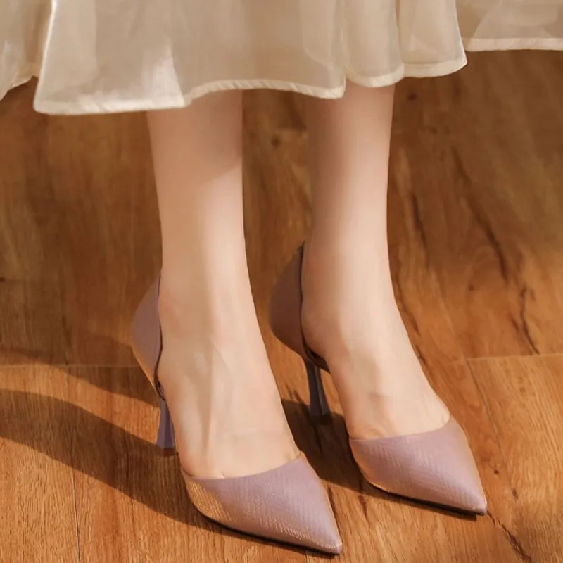 Than Than Me Slim Heel High Heels Women's-1