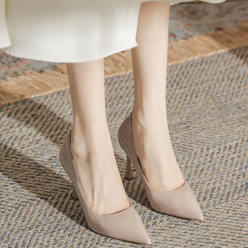 Than Than Me Slim Heel High Heels Women's-6