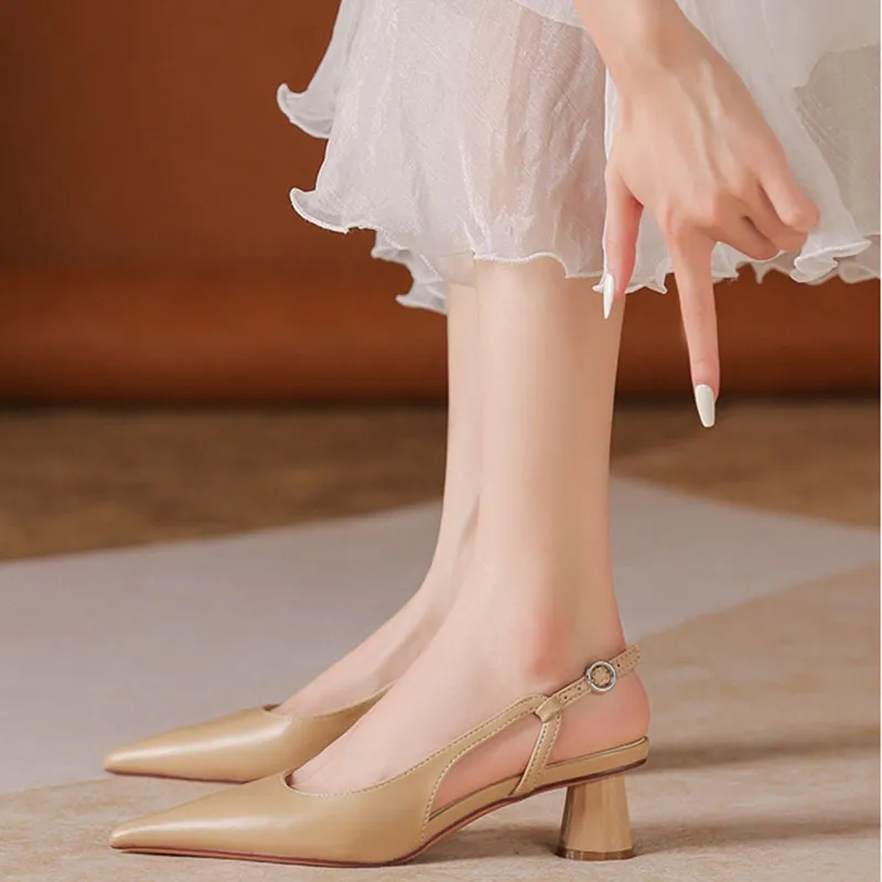 Than Than Me Chunky Heel High Heels Women's-10