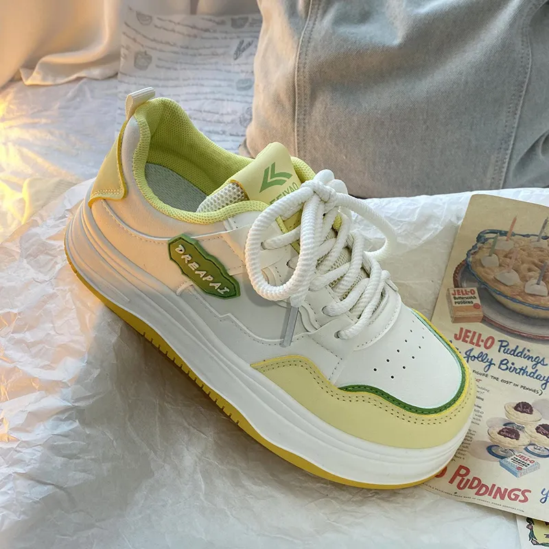 Than Than Me Slip-Resistant Low-Top Skateboard Shoes Women's-5