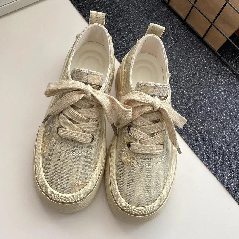 Than Than Me Slip-Resistant Breathable Low-Top Skateboard Shoes Women's-9