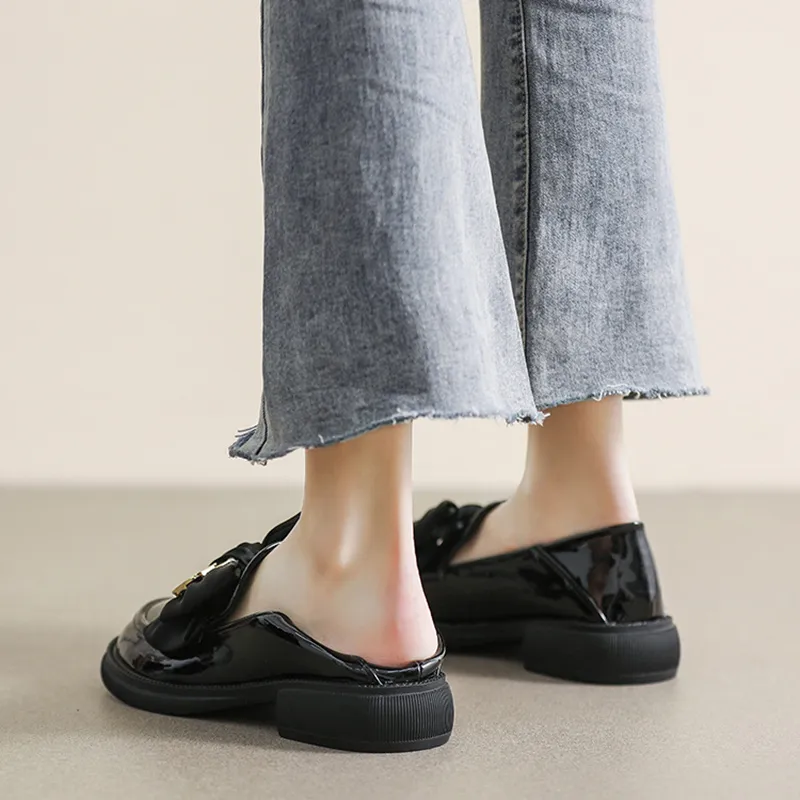 Than Than Me Loafers Women's Black-5