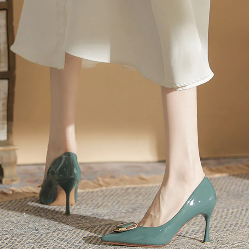 Than Than Me Slim Heel High Heels Women's-2