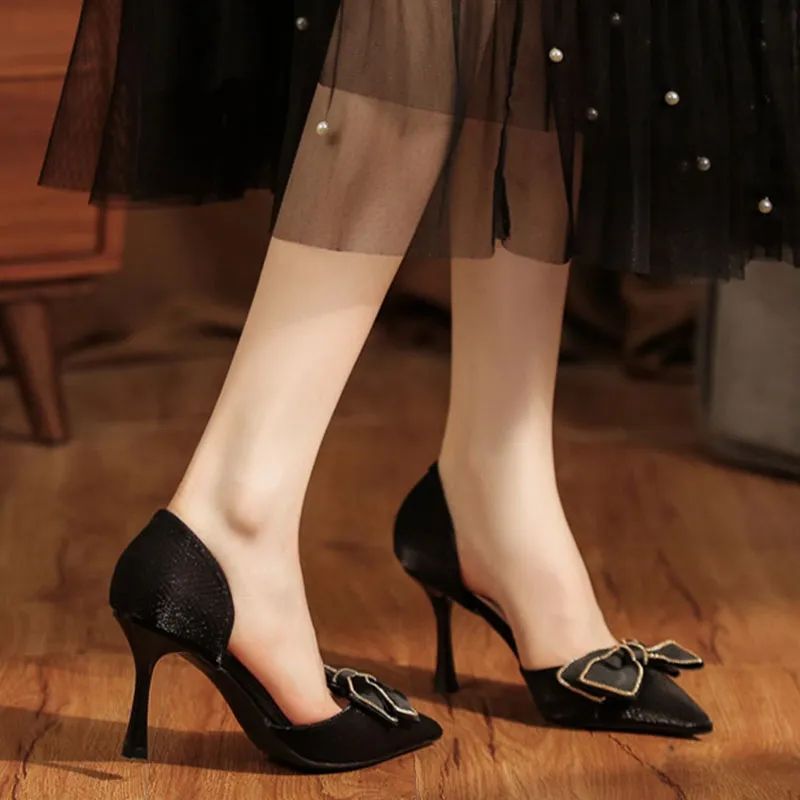 Than Than Me Slim Heel High Heels Women's-11