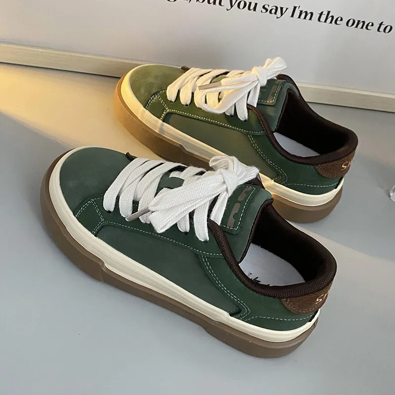 Than Than Me Slip-Resistant Low-Top Skateboard Shoes Women's-6