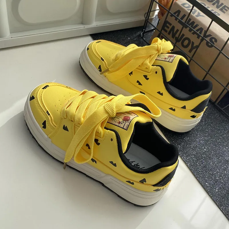 Than Than Me Slip-Resistant Low-Top Skateboard Shoes Women's-18
