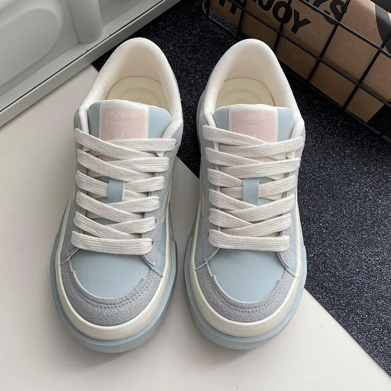 Than Than Me Anti-Slip And Wear-Resistant Breathable Low-Top Skateboard Shoes Women's-5