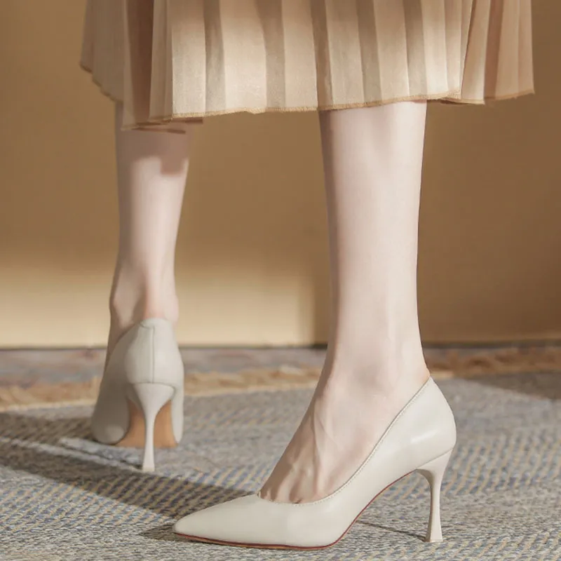 Than Than Me Slim Heel High Heels Women's-13