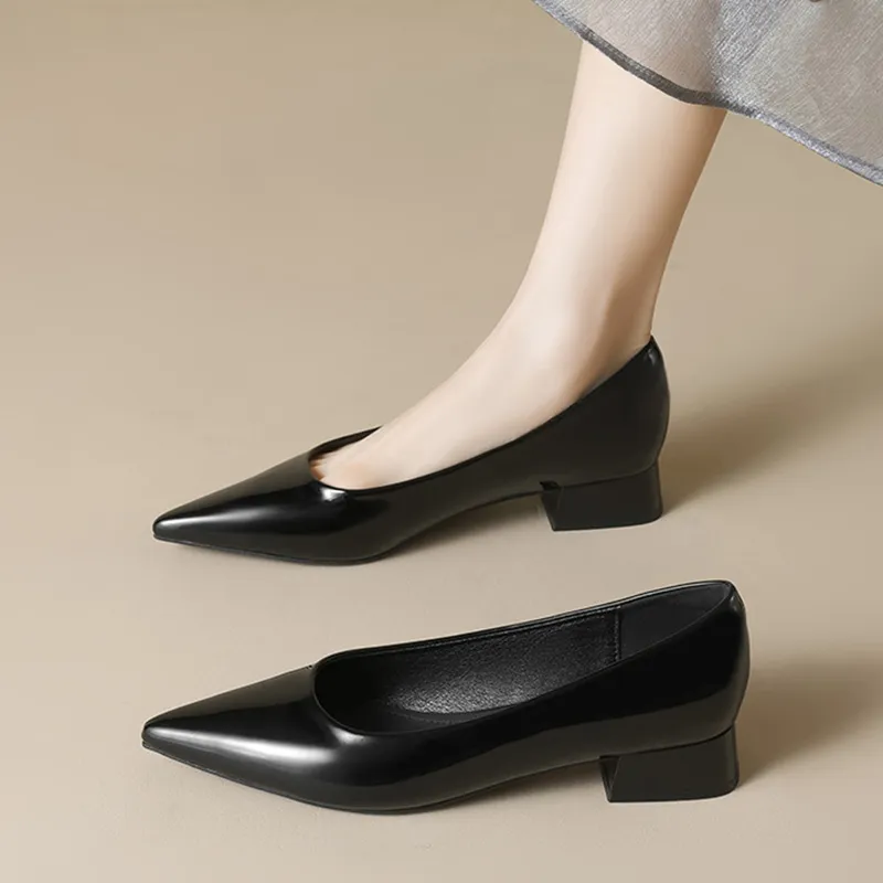 Than Than Me Chunky Heel High Heels Women's-2