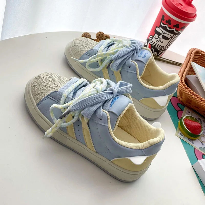 Than Than Me Slip-Resistant Low-Top Skateboard Shoes Women's-9