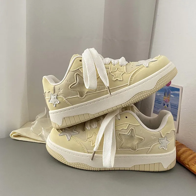Than Than Me Anti-Slip And Wear-Resistant Breathable Low-Top Skateboard Shoes Women's-4
