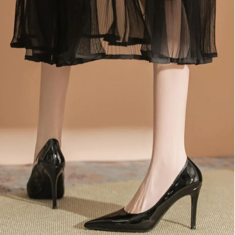 Than Than Me Slim Heel High Heels Women's-3