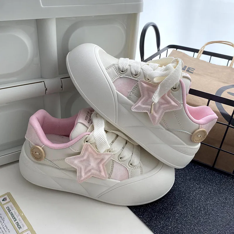 Than Than Me Anti-Slip And Wear-Resistant Breathable Low-Top Skateboard Shoes Women's-6