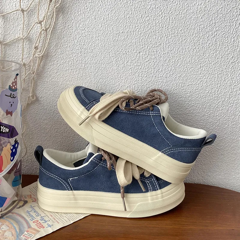 Than Than Me Slip Resistant And Breathable Low Top Skateboard Shoes Women's-7
