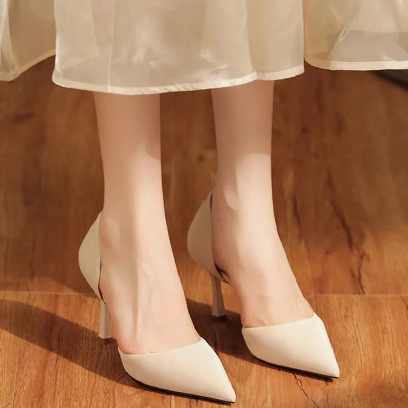 Than Than Me Slim Heel High Heels Women's-6