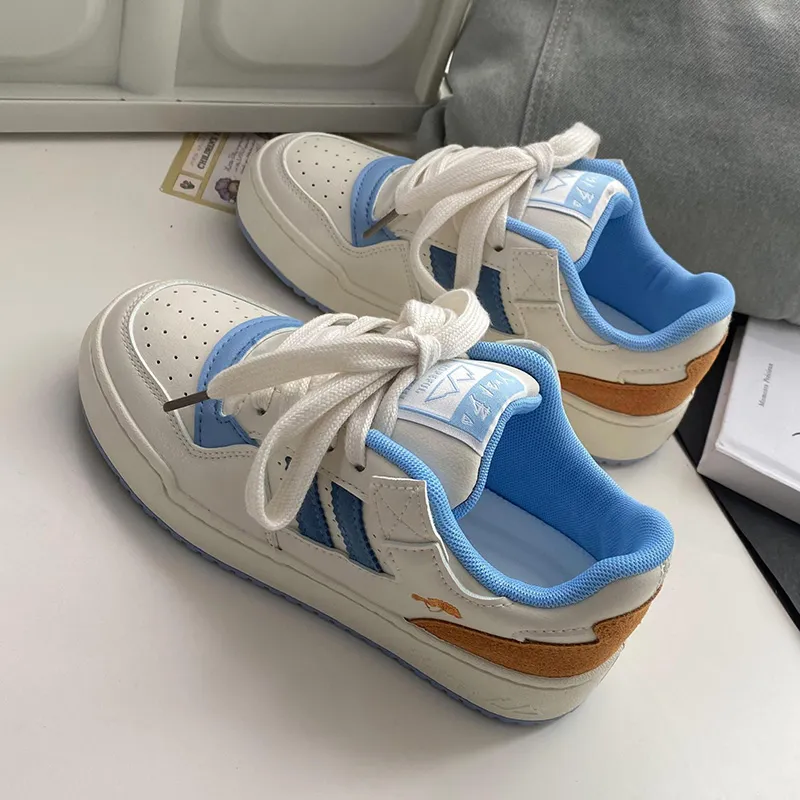 Than Than Me Anti-Slip And Wear-Resistant Breathable Low-Top Skateboard Shoes Women's-11