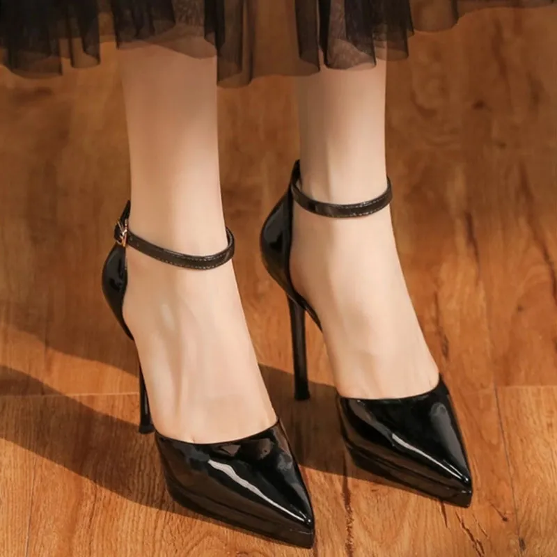 Than Than Me Slim Heel High Heels Women's-1