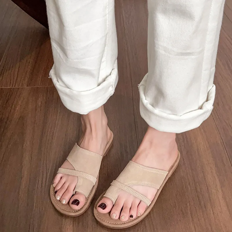 Than Than Me Rubber Sole Slip Resistant Flip Flops Women's-3
