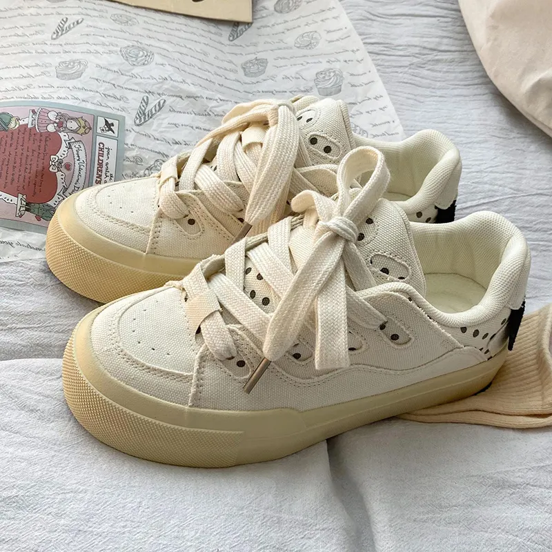 Than Than Me Slip Resistant And Breathable Low Top Skateboard Shoes Women's-13