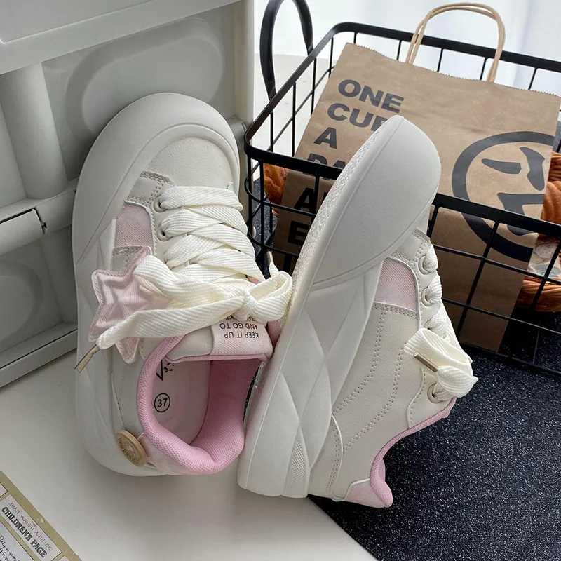 Than Than Me Anti-Slip And Wear-Resistant Breathable Low-Top Skateboard Shoes Women's-9