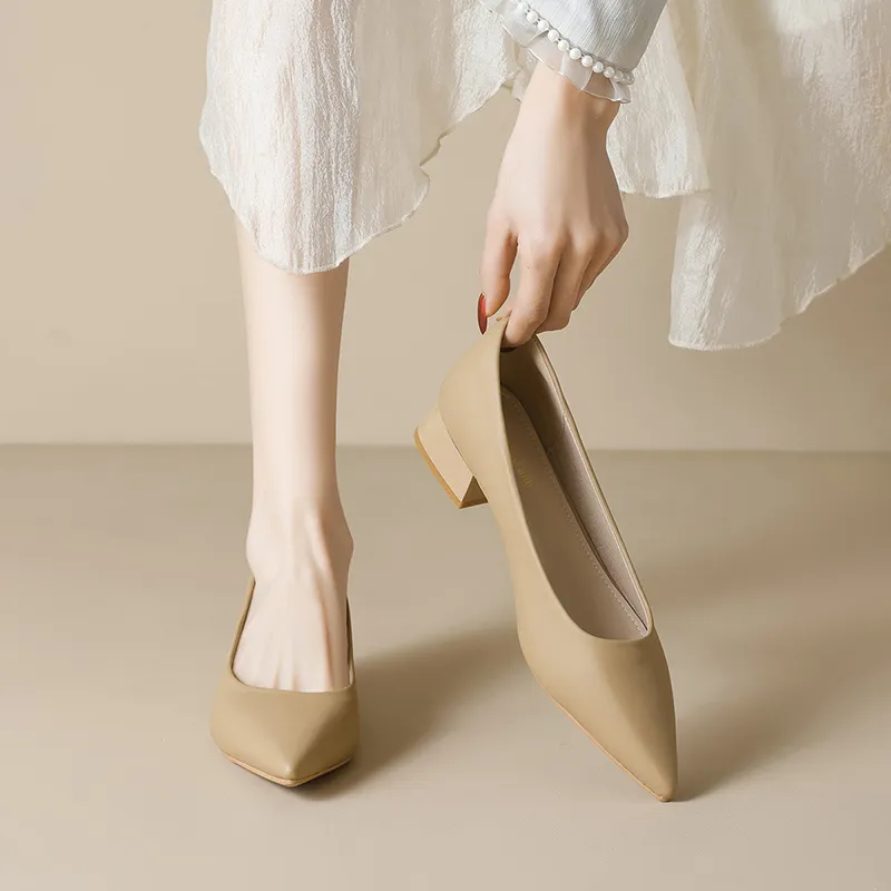 Than Than Me Chunky Heel High Heels Women's-5
