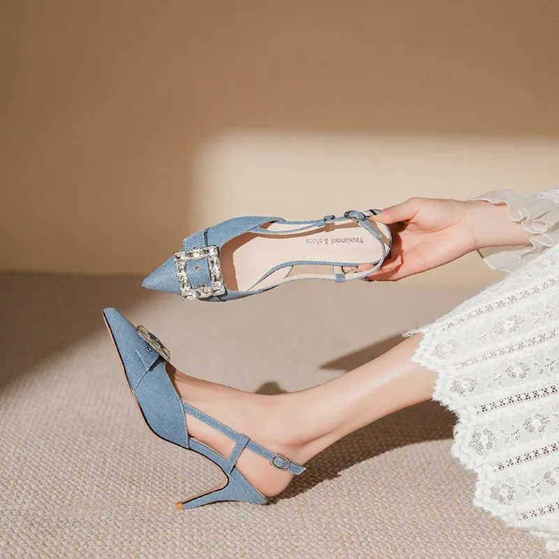 Than Than Me Slim Heel High Heels Women's-1