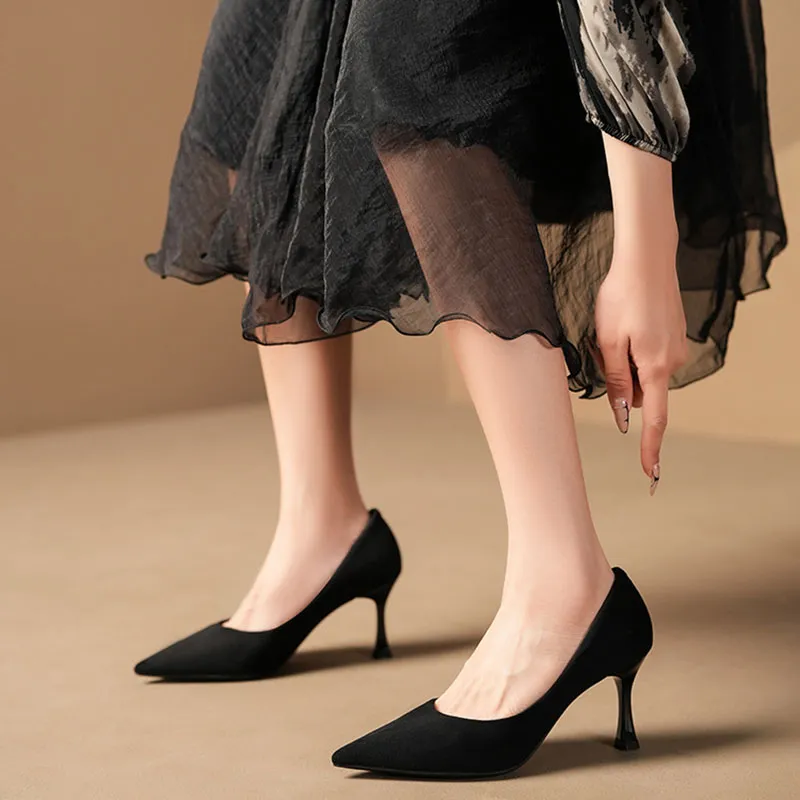 Than Than Me Slim Heel High Heels Women's-2