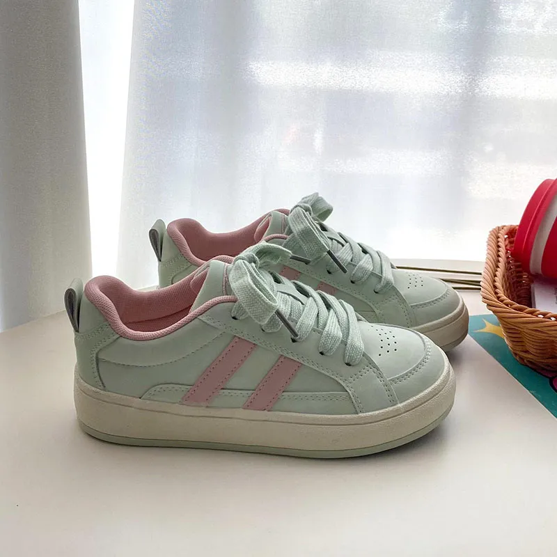 Than Than Me Slip-Resistant Low-Top Skateboard Shoes Women's-6