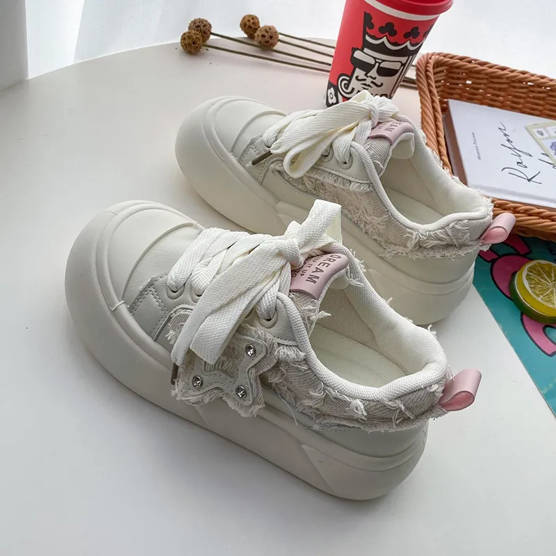 Than Than Me Slip-Resistant Low-Top Skateboard Shoes Women's-7