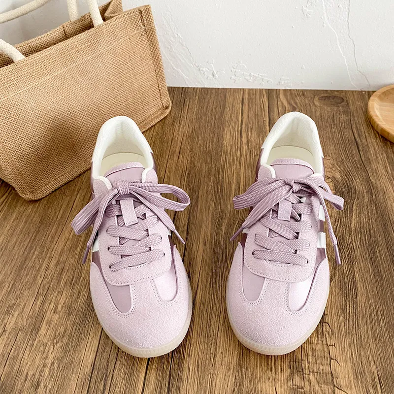Than Than Me Slip Resistant Low Top Skateboard Shoes Women's-14
