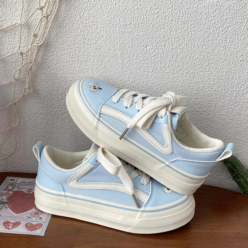 Than Than Me Slip Resistant Low Top Skateboard Shoes Women's-1