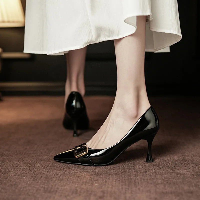 Than Than Me Slim Heel High Heels Women's-1