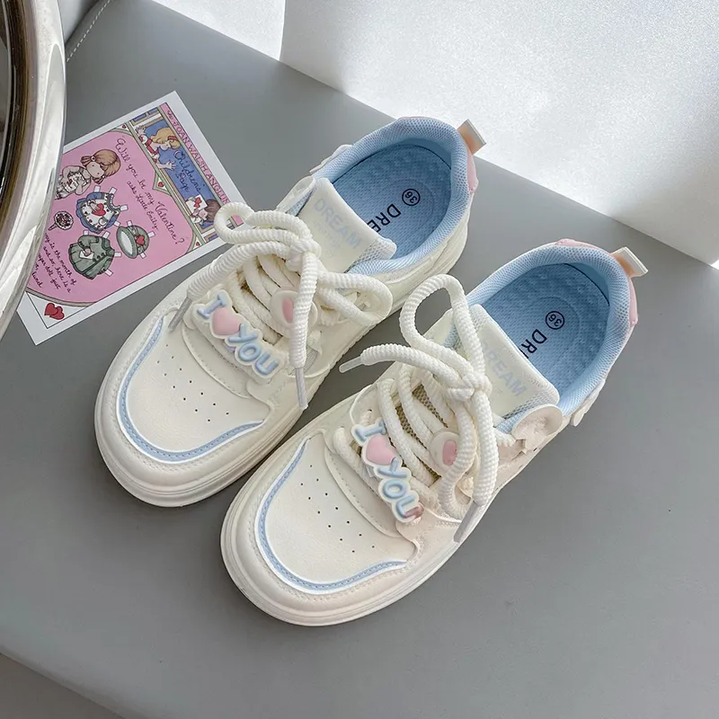 Than Than Me Slip Resistant Breathable Low Top Skateboard Shoes Women's-1