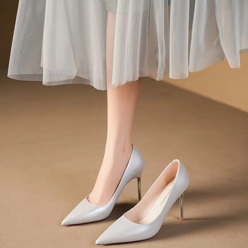 Than Than Me Slim Heel High Heels Women's-3