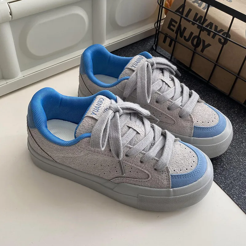 Than Than Me Slip-Resistant Low-Top Skateboard Shoes Women's-6