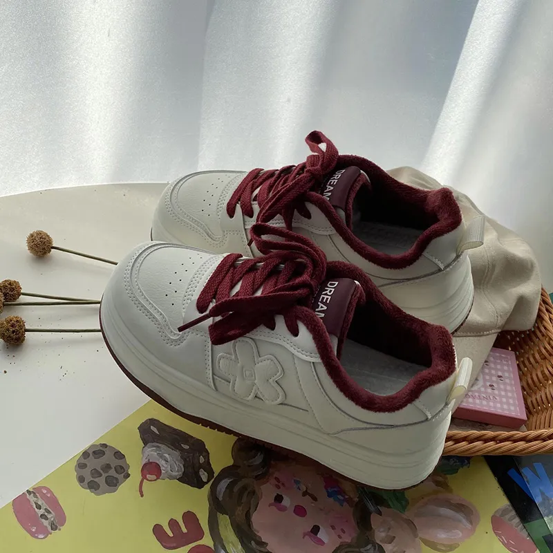 Than Than Me Warm Low-Top Skateboard Shoes Women's-7