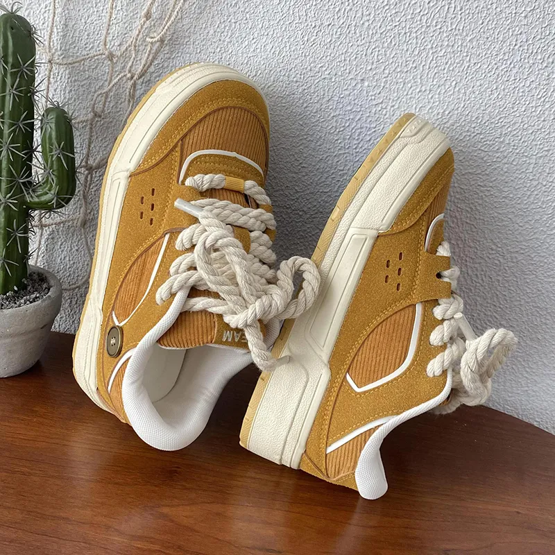 Than Than Me Slip-Resistant Low-Top Skateboard Shoes Women's-4