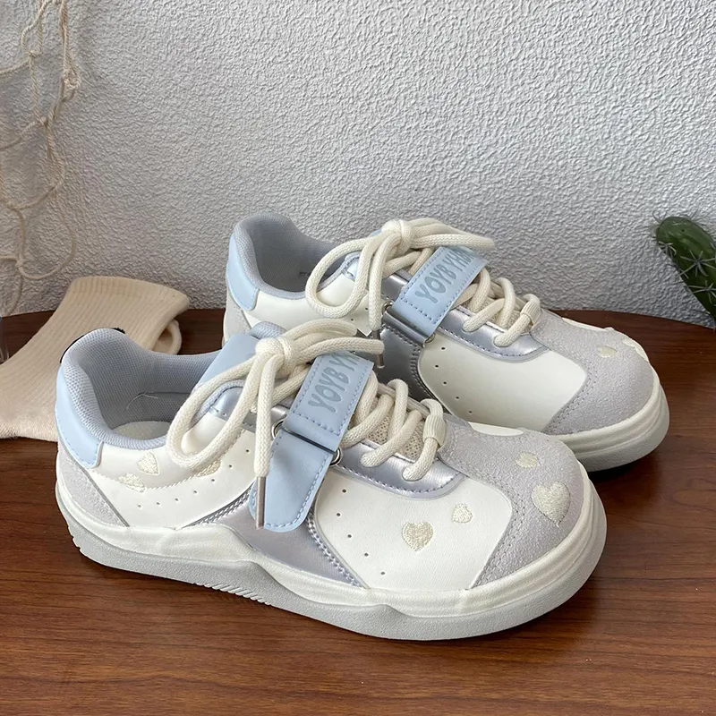 Than Than Me Slip Resistant Low Top Skateboard Shoes Women's-10