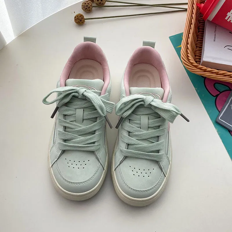 Than Than Me Slip-Resistant Low-Top Skateboard Shoes Women's-5