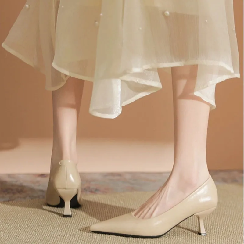 Than Than Me Slim Heel High Heels Women's-5