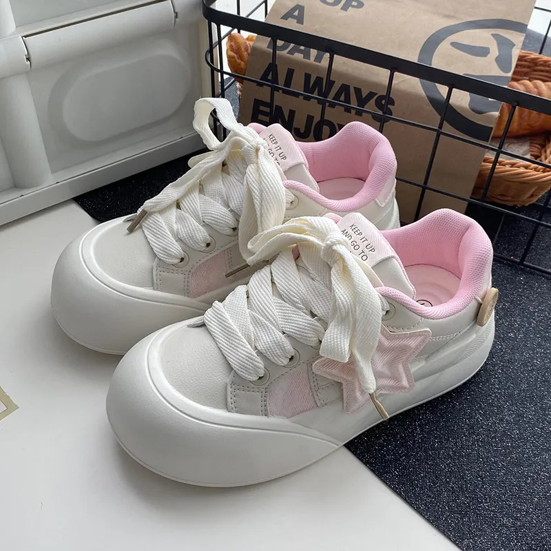 Than Than Me Anti-Slip And Wear-Resistant Breathable Low-Top Skateboard Shoes Women's-7