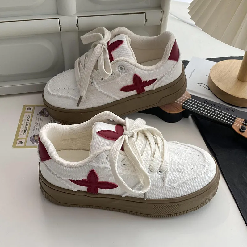 Than Than Me Slip-Resistant Breathable Low-Top Skateboard Shoes Women's-9