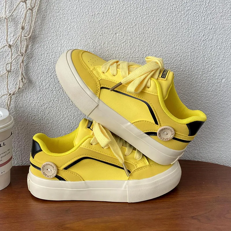 Than Than Me Anti Slip And Wear Resistant Breathable Low Top Skateboard Shoes Women's-15