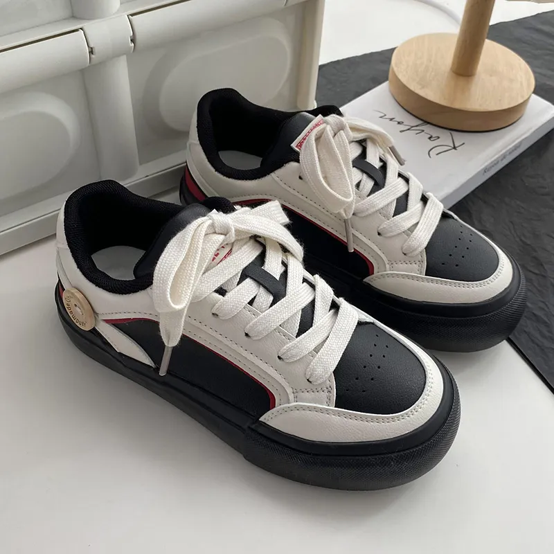 Than Than Me Anti Slip And Wear Resistant Breathable Low Top Skateboard Shoes Women's-2