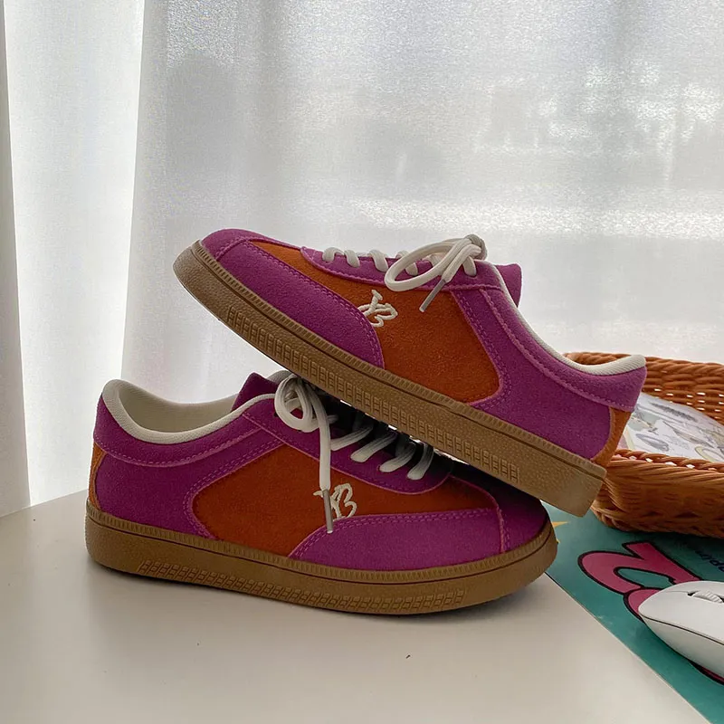 Than Than Me Slip Resistant Low Top Skateboard Shoes Women's-13